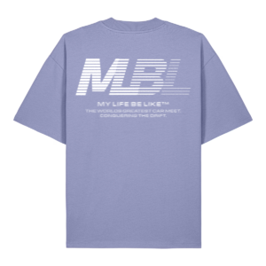 Lines - T-Shirt Oversize - Violet