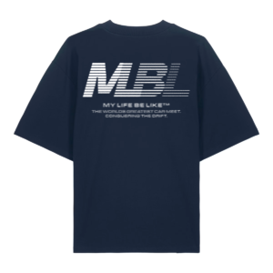 Lines - T-Shirt Oversize - Bleu marine