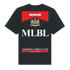 Smoking Tires Club - T-Shirt Oversize - Noir