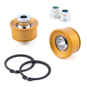 IRP Rear wheel carrier - trailing arm bushings (aluminium housing with bearing) BMW E8x, E9x