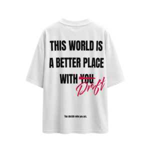 This World - T-Shirt Oversize - Blanc